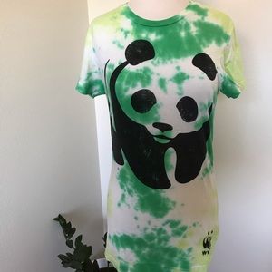 World Wildlife tie-dye T